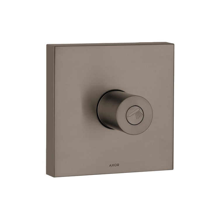 Volume Control Trim ShowerSolutions 1 Knob Brushed Black Chrome - Image 1
