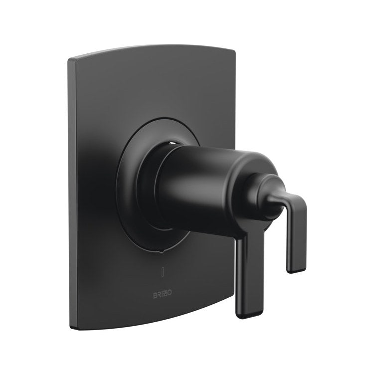 Thermostatic Trim Kintsu TempAssure Valve Only Trim 1 Less Handle Matte Black ADA 1.75 Gallons per Minute Brass