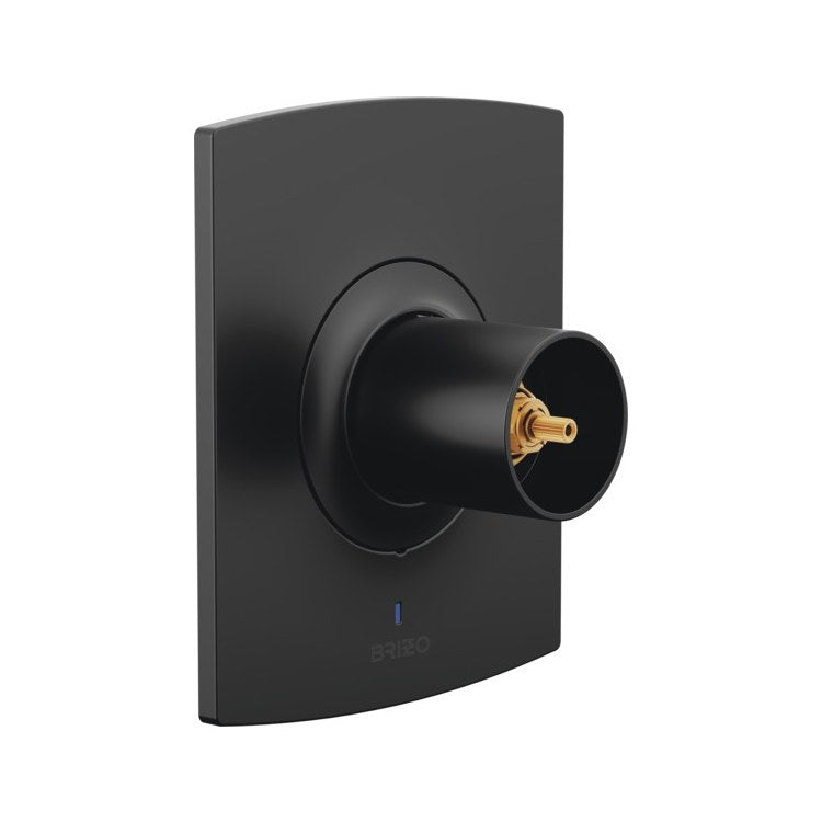 Pressure Balance Valve Trim Kintsu 1 Less Handle Matte Black ADA - Image 1