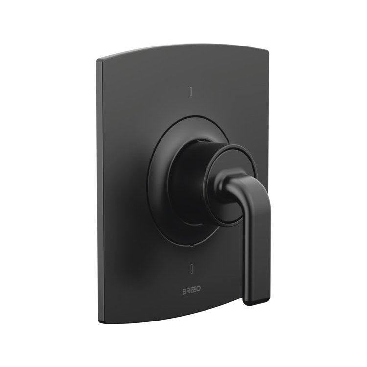 Thermostatic Trim Kintsu Sensori Valve 1 Less Handle Matte Black ADA for Requires Sensori Thermostatic Valve Rough Escutcheon and RP72604 Extension Kit Brass