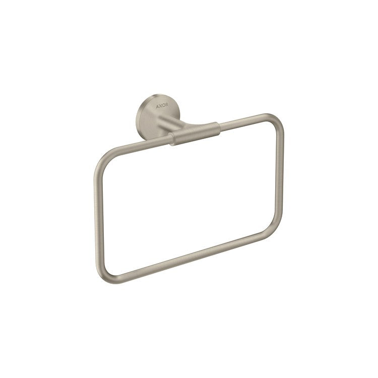 Towel Ring Universal Circular 9-7/8 Inch Closed Brushed Nickel Metal 2-5/8 Inch