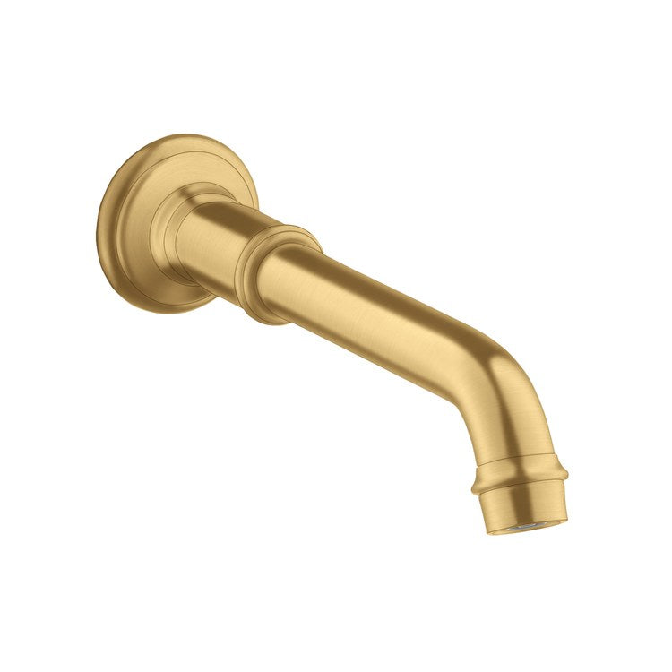 Tub Spout Montreux Non-Diverter Brushed Gold Optic 6-3/4 Inch Brass 1/2 Inch NPT - Image 1