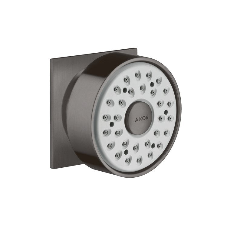 Body Spray Starck Brushed Black Chrome Round with Square Escutcheon 2-1/2 Inch 1 Function 2.5 Gallons per Minute 1/2 Inch NPT