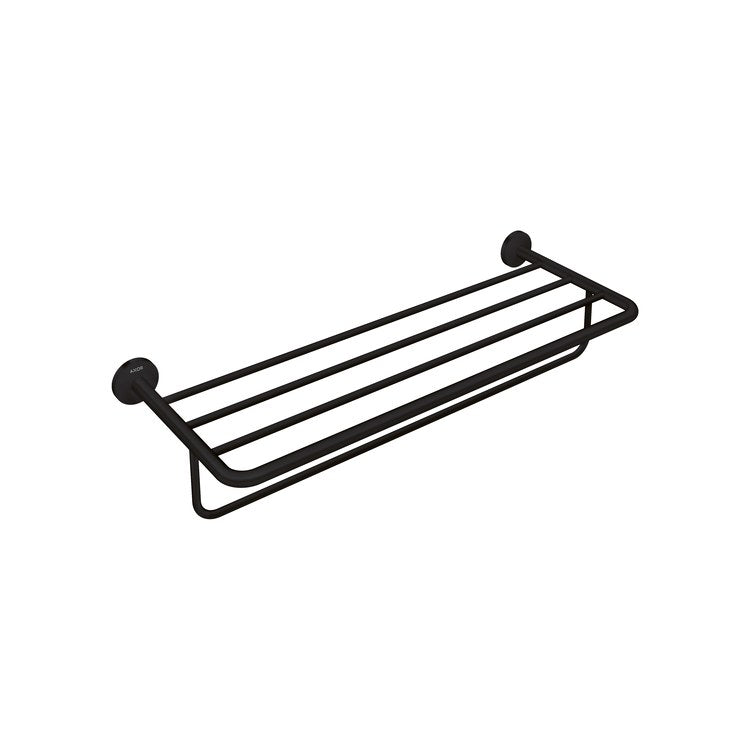Towel Rack Universal Circular Matte Black 24 Inch Metal 9-7/8 Inch Wall Mount - Image 1