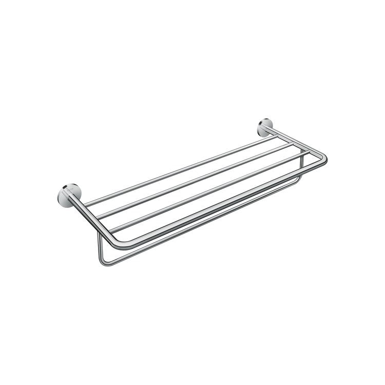 Towel Rack Universal Circular Chrome 24 Inch Metal 9-7/8 Inch Wall Mount - Image 1