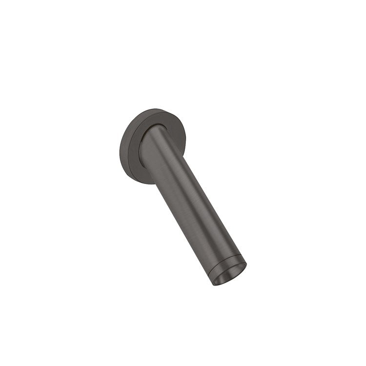 Tub Spout Starck Non-Diverter Brushed Black Chrome 4-3/4 Inch Brass 1/2 Inch NPT - Image 1