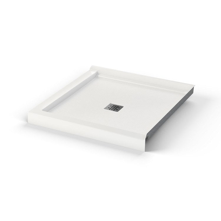 Shower Base B3X Corner Left or Right Stabili-T White 36 x 36 Inch Acrylic Center Drain - Image 3