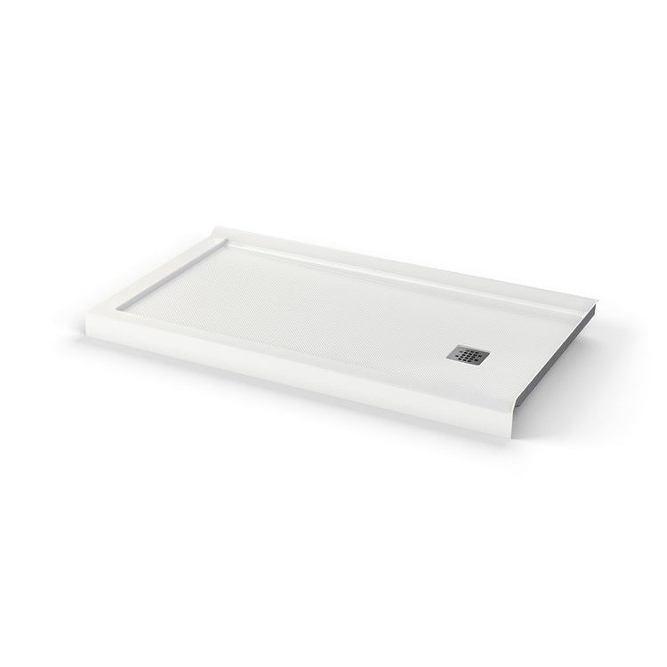 Shower Base B3X Corner Right White 60 x 32 Inch Acrylic Right Drain - Image 3