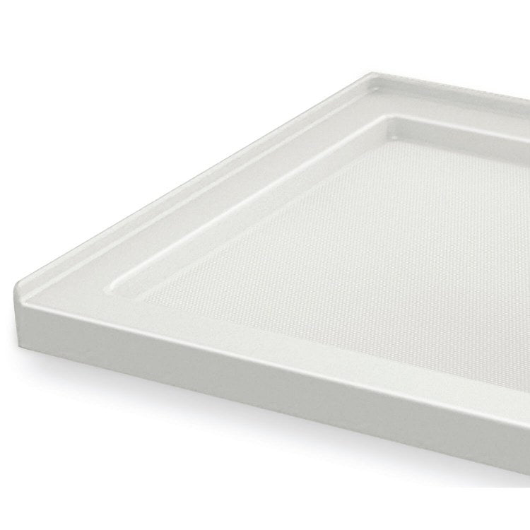 Shower Base B3 Alcove Stabili-T White 60 x 34 Inch Acrylic Round Right Drain - Image 2