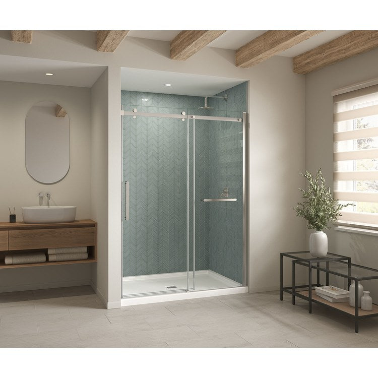 Shower Base B3 Alcove White 60 x 42 Inch Acrylic Square Center Drain - Image 1
