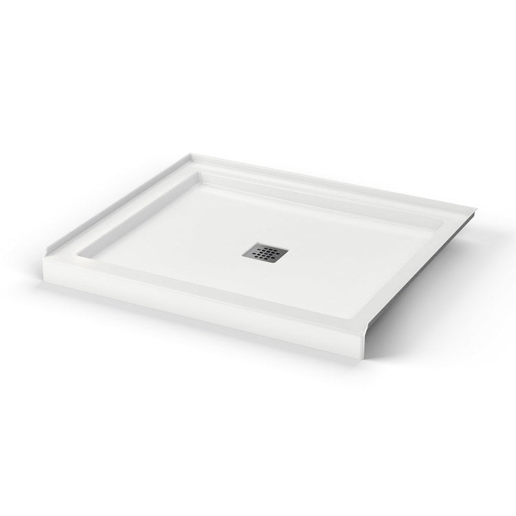 Shower Base B3 Alcove White 42 x 36 Inch Acrylic Center Drain - Image 3