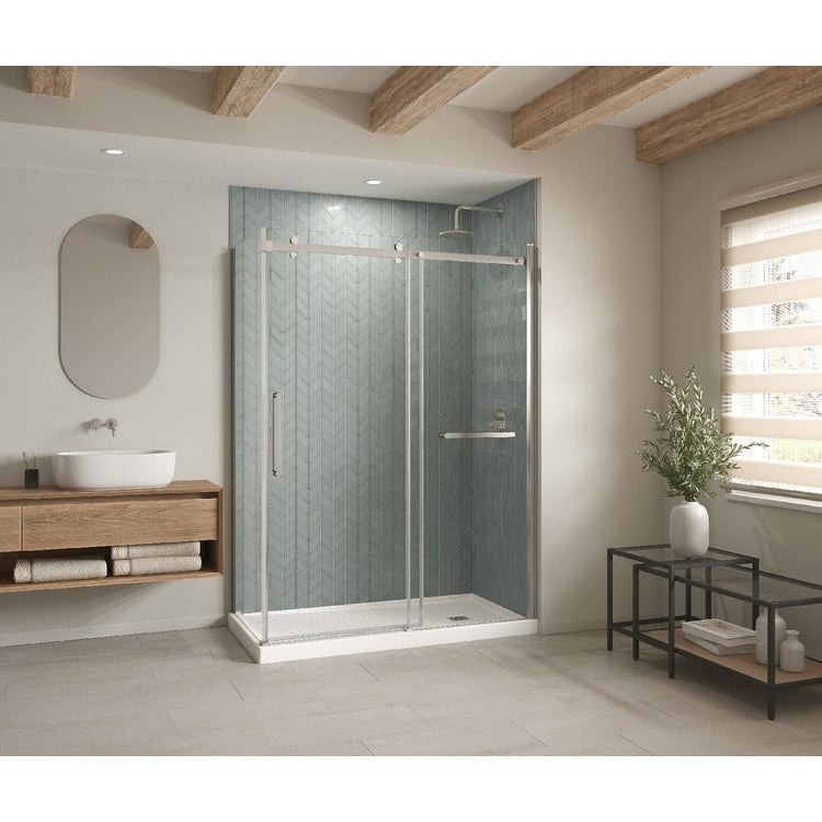 Shower Base B3 Corner Right Stabili-T White 60 x 30 Inch Acrylic Square Right Drain - Image 1