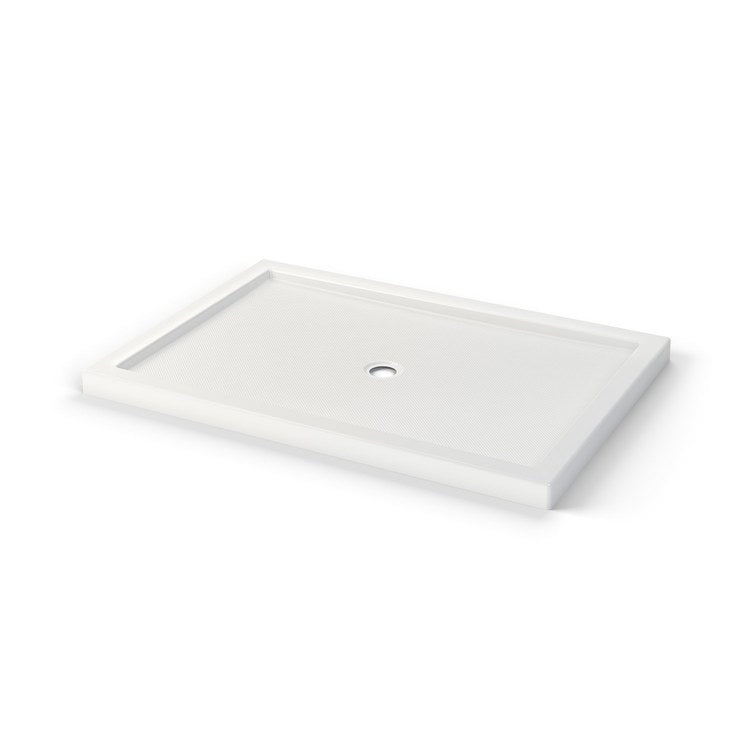 Shower Base B3 Alcove Stabili-T White 60 x 42 Inch Acrylic Round Center Drain - Image 3