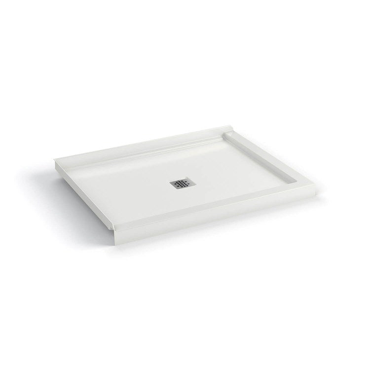 Shower Base B3X Corner Left Stabili-T White 48 x 36 Inch Acrylic Center Drain - Image 2