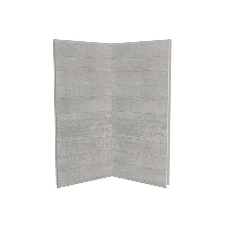 Shower Wall Utile 2 Piece Corner Factory Rough 36 x 1-1/8 x 80 Inch Vapor Composite for Direct to Stud 36×1-1/8×80 Inch