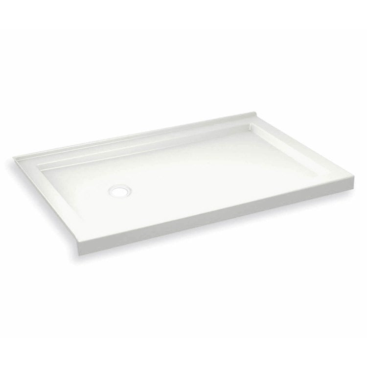 Shower Base B3 Corner Left Stabili-T White 60 x 30 Inch Acrylic Round Left Drain - Image 2
