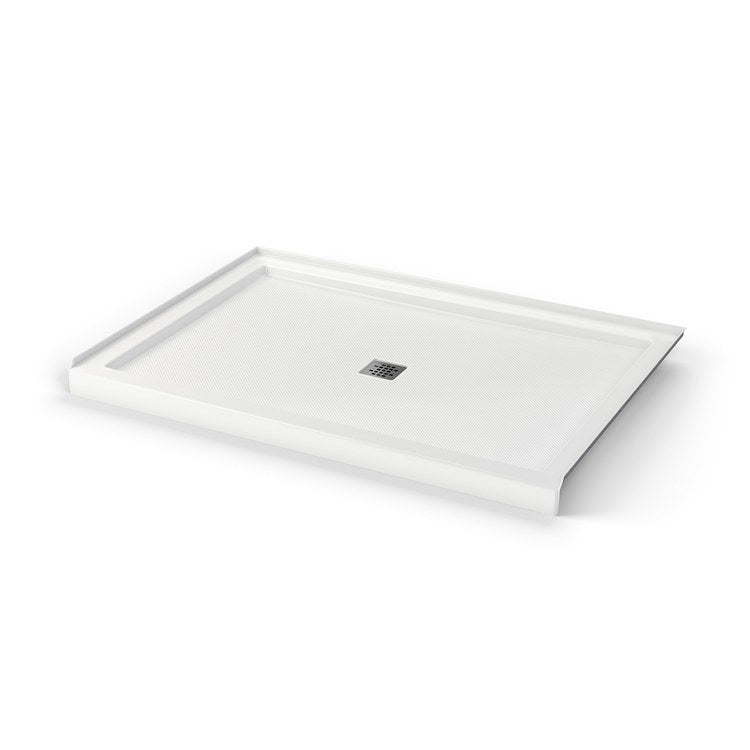 Shower Base B3 Alcove Stabili-T White 60 x 42 Inch Acrylic Square Center Drain - Image 3