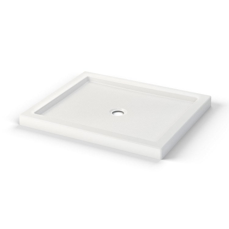 Shower Base B3 Alcove Stabili-T White 42 x 36 Inch Acrylic Round Center Drain - Image 3