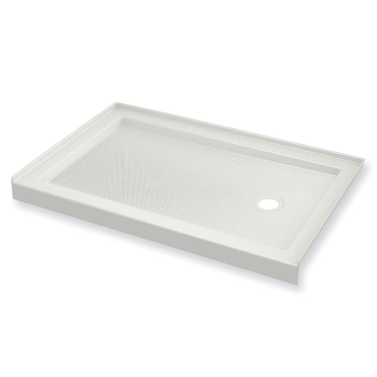 Shower Base B3 Alcove Stabili-T White 60 x 34 Inch Acrylic Round Left Drain - Image 1