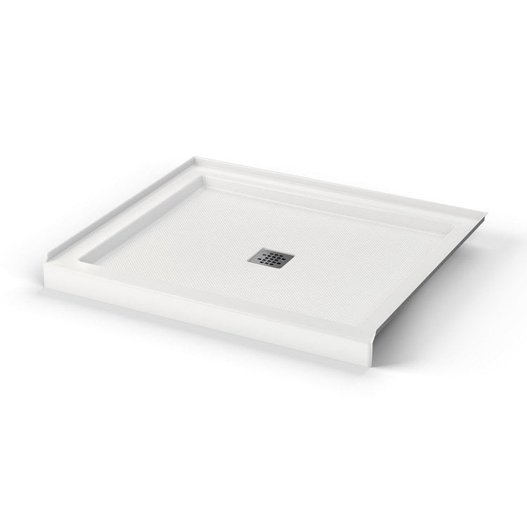 Shower Base B3 Alcove Stabili-T White 42 x 36 Inch Acrylic Square Center Drain - Image 3