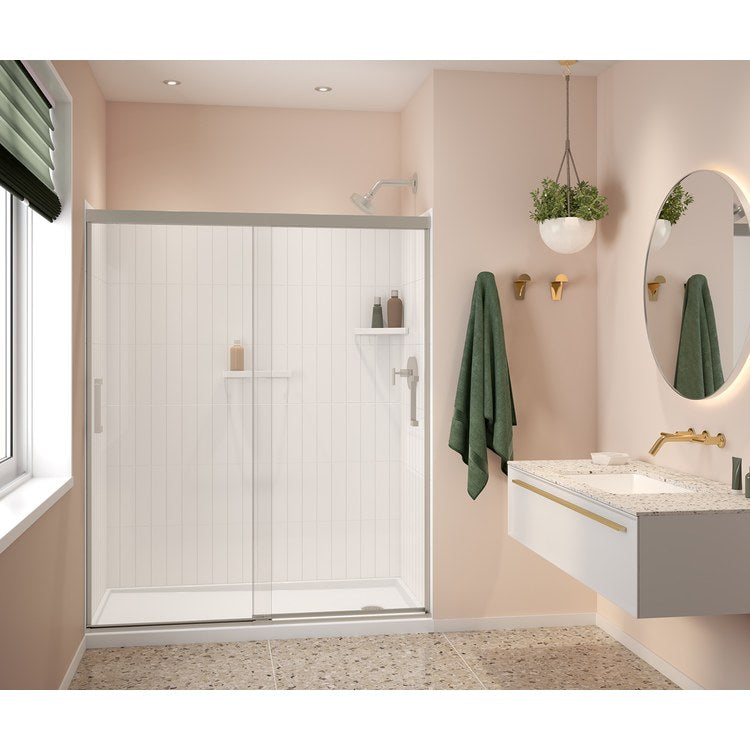 Wall Kit Versaline Alcove Vertical 60 Inch Solid Surface White 4 Piece Wall Set 60 Inch - Image 2