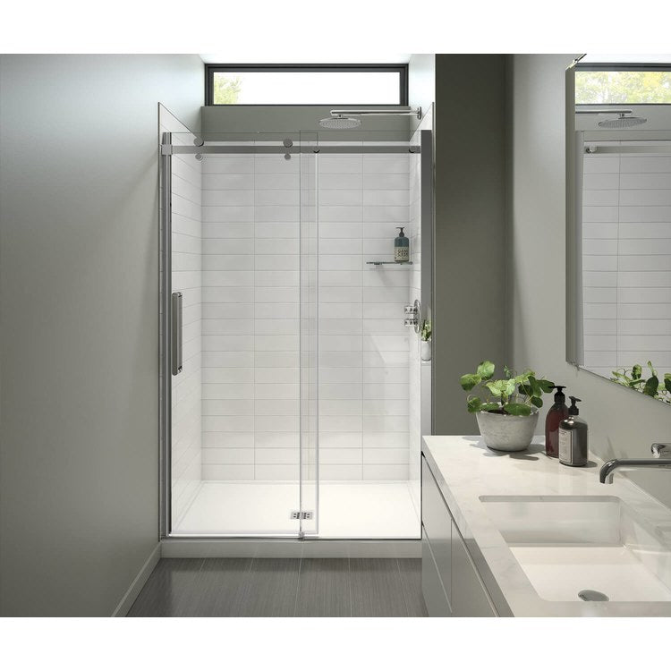 Shower Base B3X Alcove Stabili-T White 48 x 36 Inch Acrylic Center Drain - Image 1