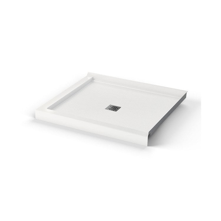 Shower Base B3X Corner Right Stabili-T White 42 x 36 Inch Acrylic Center Drain - Image 3