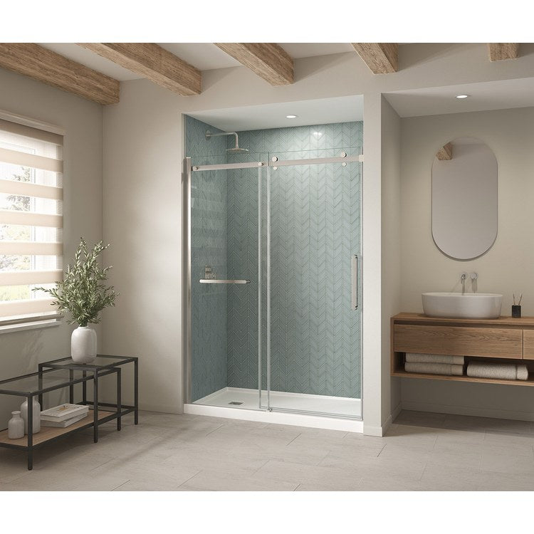 Shower Base B3X Alcove Stabili-T White 60 x 32 Inch Acrylic Left Drain - Image 1