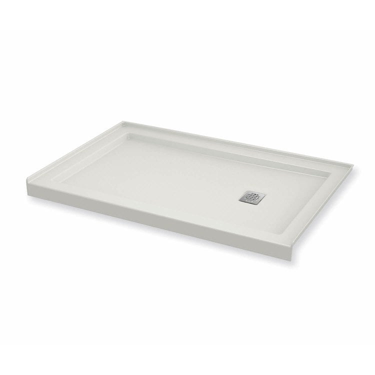 Shower Base B3 Alcove White 60 x 34 Inch Acrylic Square Left Drain - Image 3