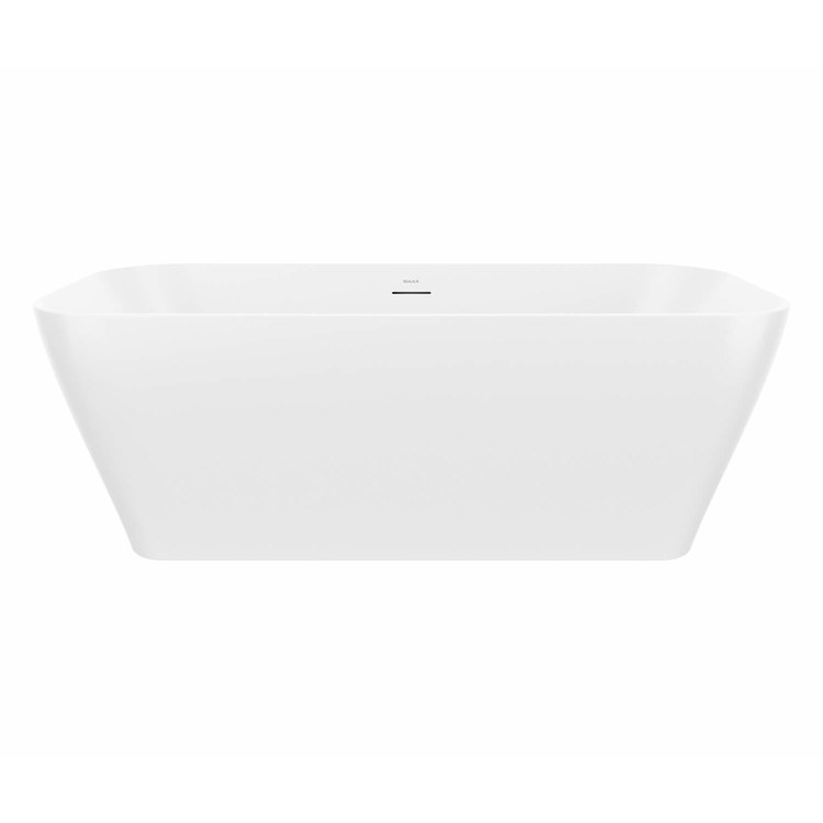 Freestanding Tub Renata 66-7/8 x 31-1/2 x 23-5/8 Inch Matte White Center Drain Rectangle - Image 2