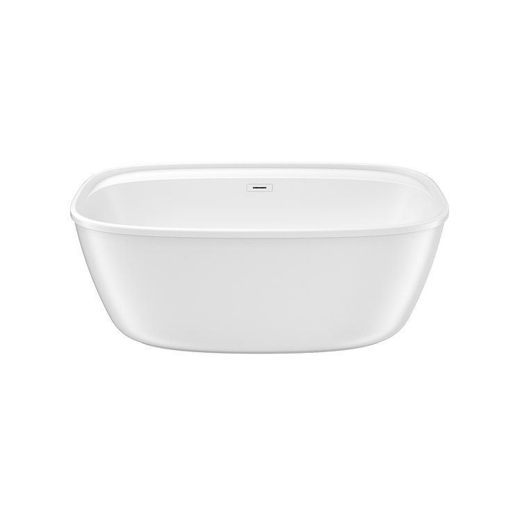Freestanding Tub Fontana 58 x 32 x 23 Inch 2 Piece White Center Drain Rectangle - Image 2