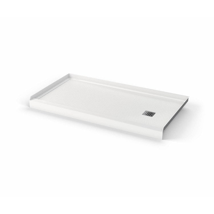 Shower Base B3 Alcove Stabili-T White 60 x 34 Inch Acrylic Square Center Drain - Image 3