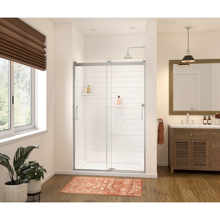 Wall Kit Versaline Alcove Subway 48 Inch Solid Surface White 4 Piece Wall Set 48 Inch - Image 2