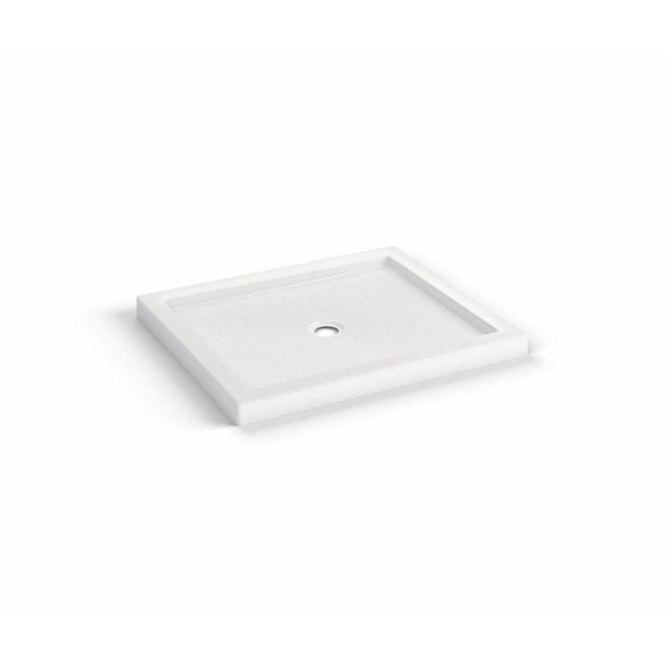 Shower Base B3 Corner Left Stabili-T White 42 x 36 Inch Acrylic Round Center Drain - Image 3