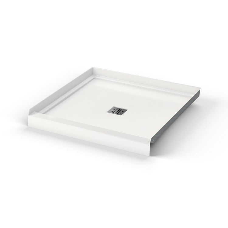 Shower Base B3X Alcove White 36 x 36 Inch Acrylic Center Drain - Image 3