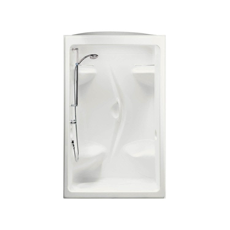 Shower Stamina 48-I Alcove 1 Piece White 51 x 36 Inch Acrylic Left Seat Center Drain 51 Inch - Image 2