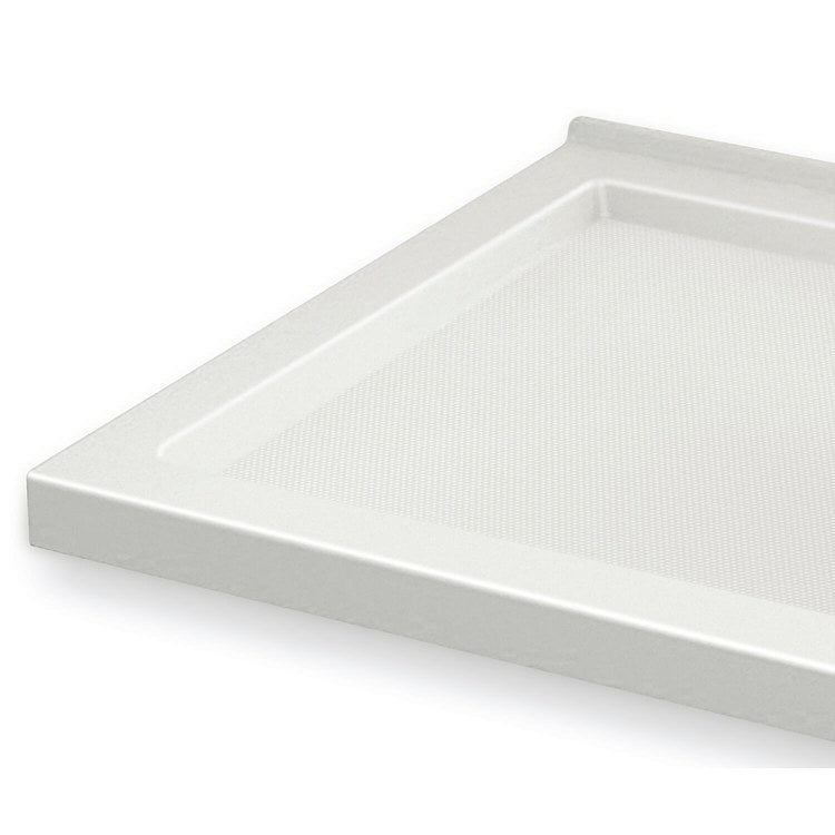 Shower Base B3 Corner Right Stabili-T White 60 x 34 Inch Acrylic Round Center Drain - Image 3