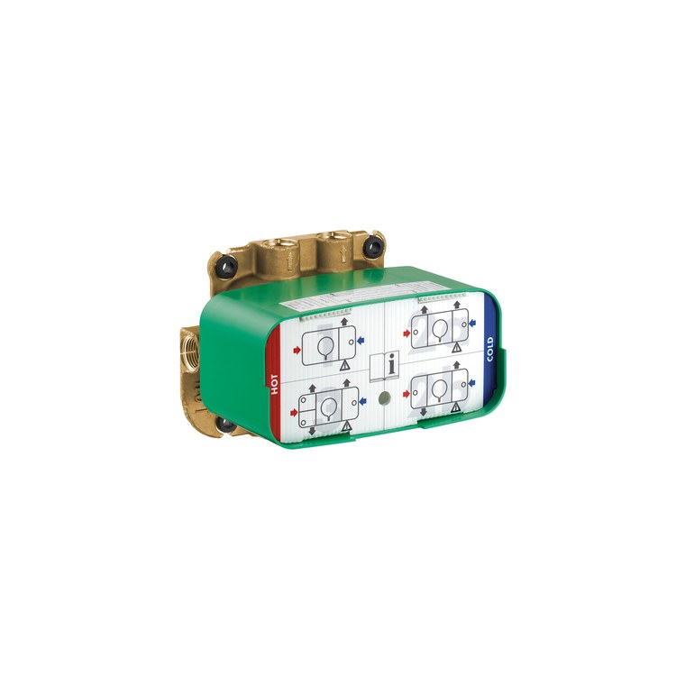 Thermostatic Control One Module Rough Brass/Plastic - Image 1