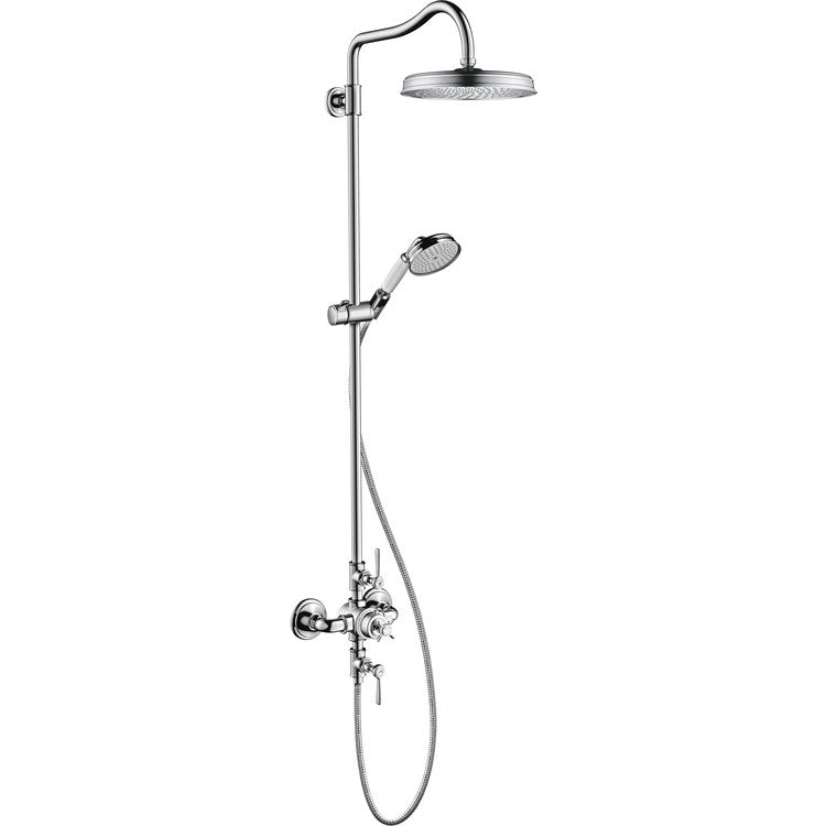 Shower System Montreux 240 Integrated Volume Control 2 Lever Brushed Gold Optic ADA 1.8 Gallons per Minute - Image 1