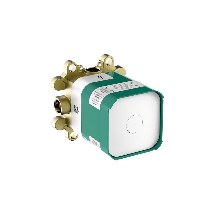 Rough-In One Basic Set Overhead Shower with Shower Arm Brass