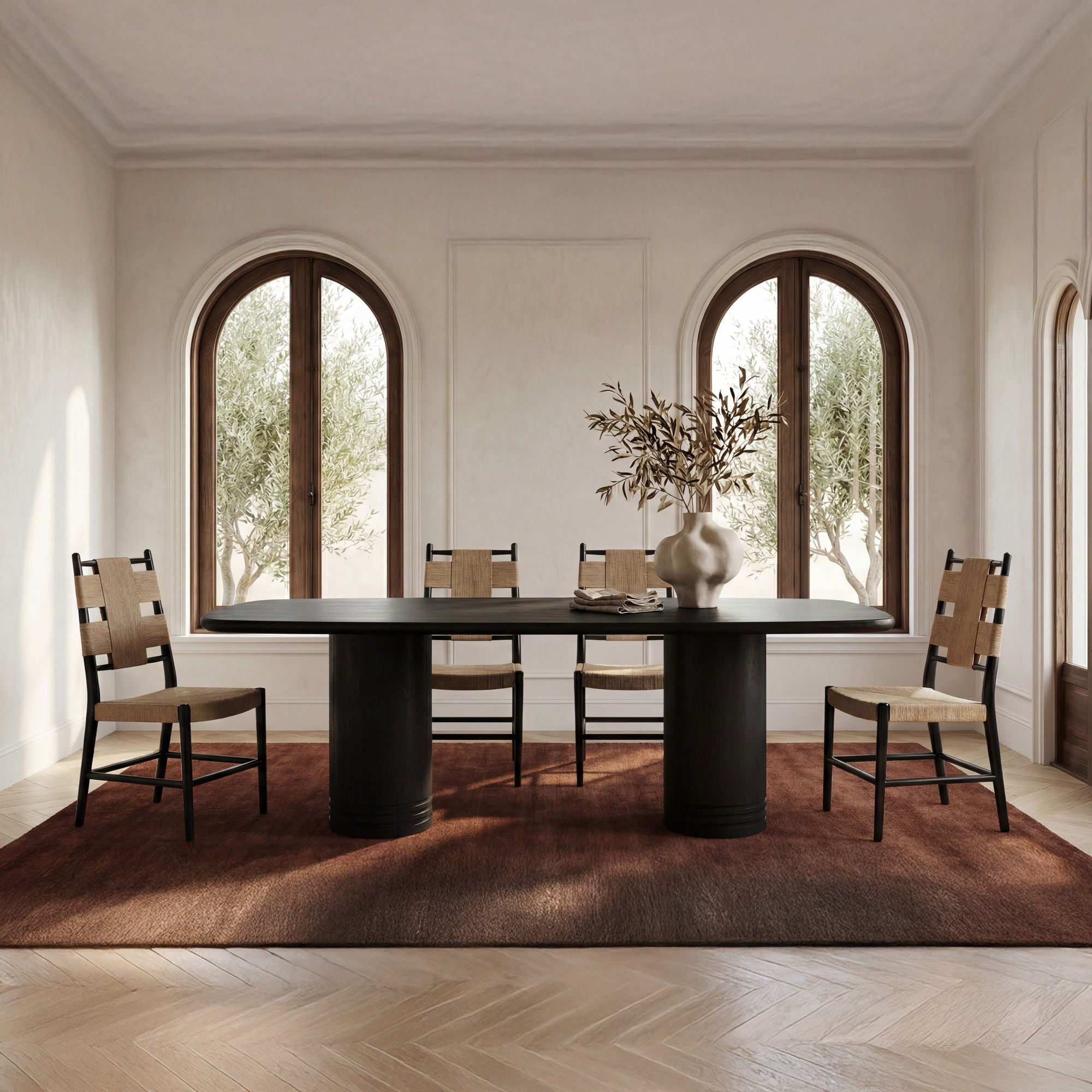 Daphne – Dining Table Large – Black