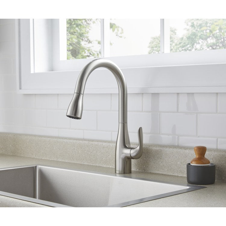 Kitchen Faucet Viper ADA Stainless Steel Pull Down 1.75 Gallons per Minute - Image 3