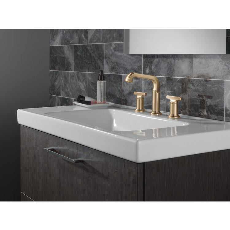 Tetra Two Handle Widespread Bathroom Sink Faucet with T Handles and Lumicoat - Image 3