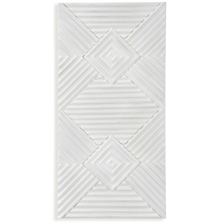 Wall Decor Nexus Wood 24 x 48 Inch White - Image 2
