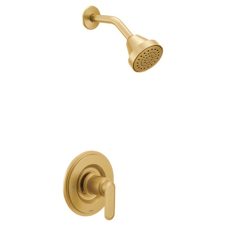 Tub and Shower Trim Greenfield Posi-Temp 1 Lever Brushed Gold WaterSense ADA - Image 1
