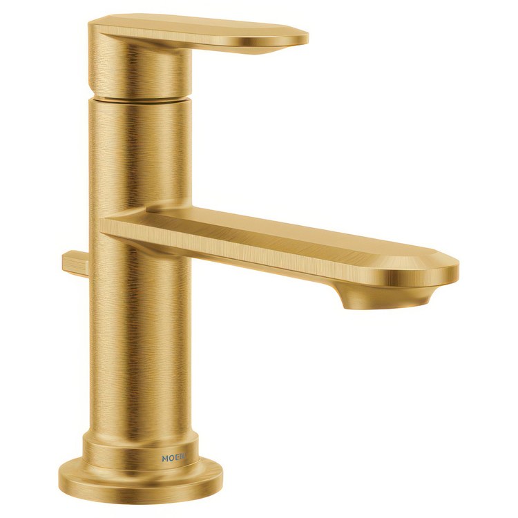 Lavatory Faucet Greenfield 1 Lever ADA WaterSense Brushed Gold 1.2 Gallons per Minute - Image 1