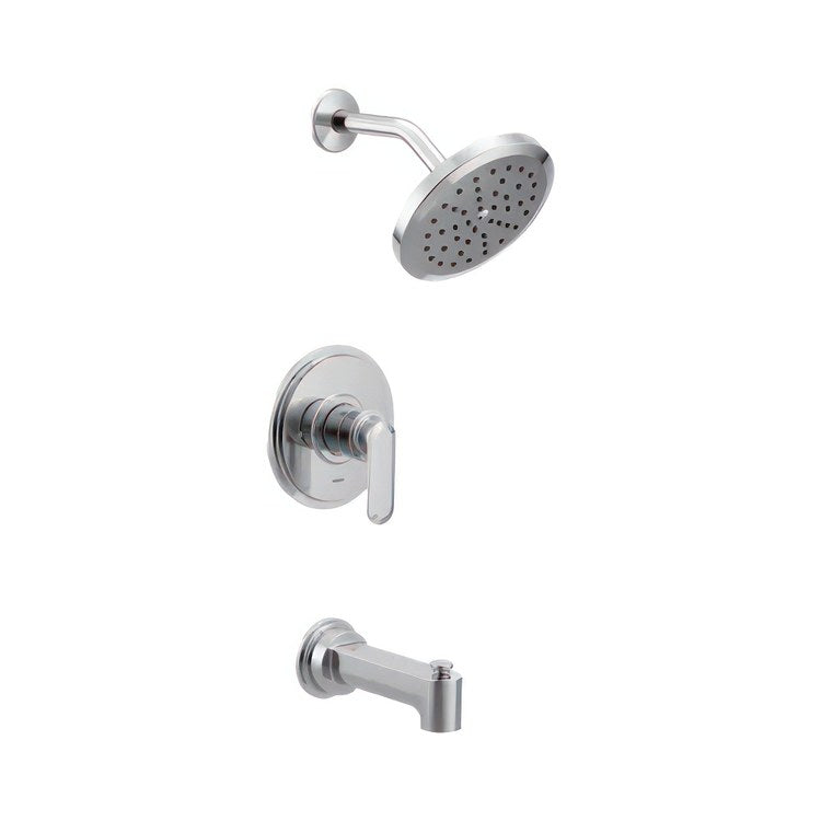 Tub and Shower Trim Greenfield M-Core 3 1 Lever Chrome WaterSense ADA - Image 1