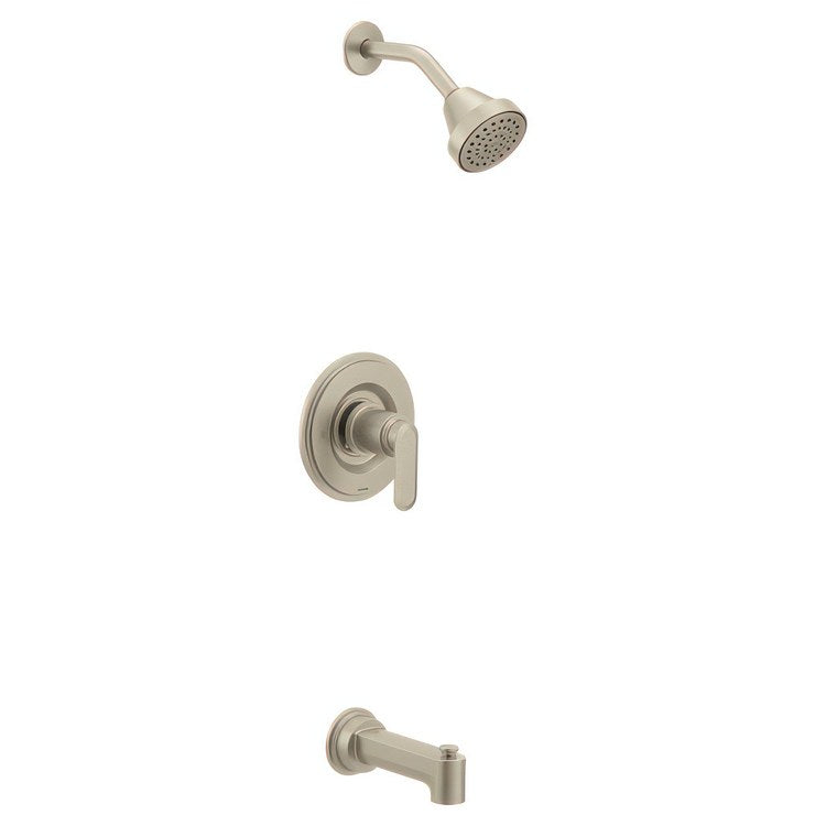 Thermostatic Trim Greenfield Shower 1 Lever Brushed Nickel ADA for S3371 3/4 Inch Thermostatic Valve - Image 1