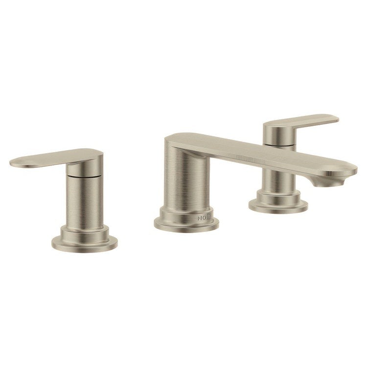 Lavatory Faucet Greenfield 8 to 16 Inch Spread 2 Lever ADA WaterSense Brushed Nickel - Image 1