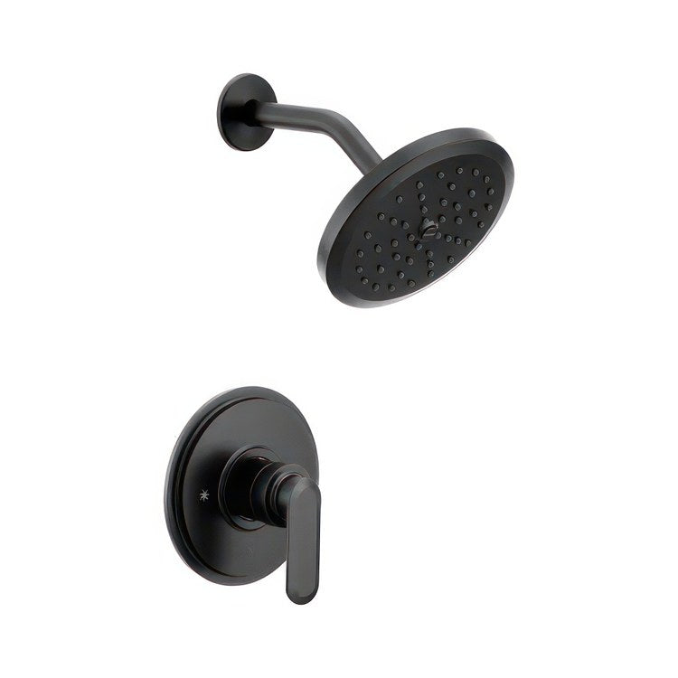 Shower Trim Greenfield M-Core 3 1 Lever Matte Black WaterSense ADA 1.75 Gallons per Minute Rainshower - Image 1